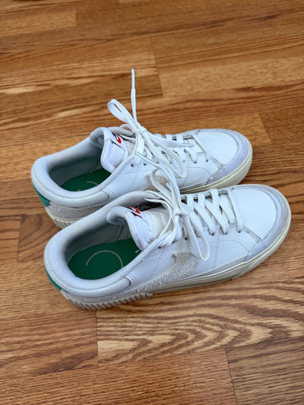 Nike White Low-Top Sneakers